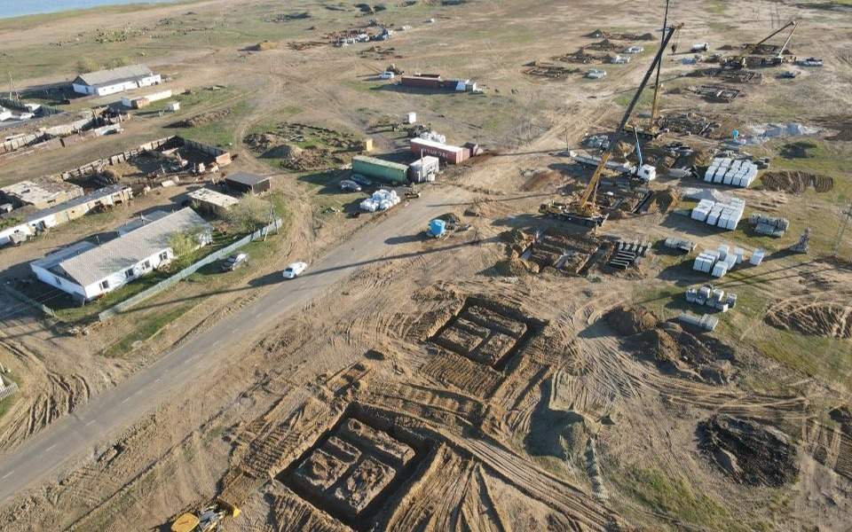 В-Костанайской-области-строят-41-дом-для-жертв-наводнений-в-двух-селах