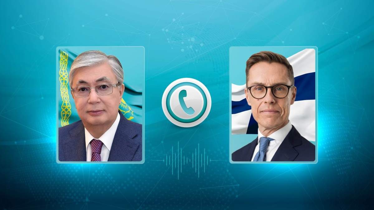 Президент-РК-обсудил-развитие-отношений-с-Президентом-Финляндии
