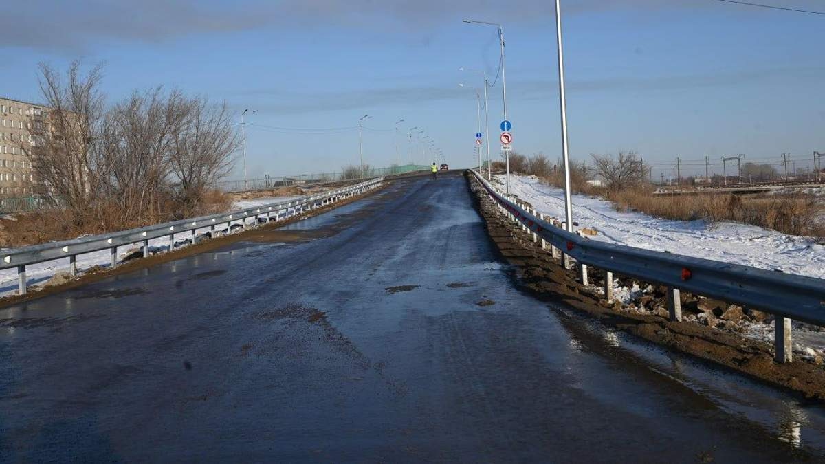 Новую-дорогу-и-мост-открыли-в-Кокшетау