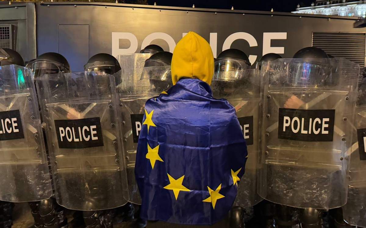 В-Грузии-вновь-протестуют-против-остановки-вступления-страны-в-Евросоюз
