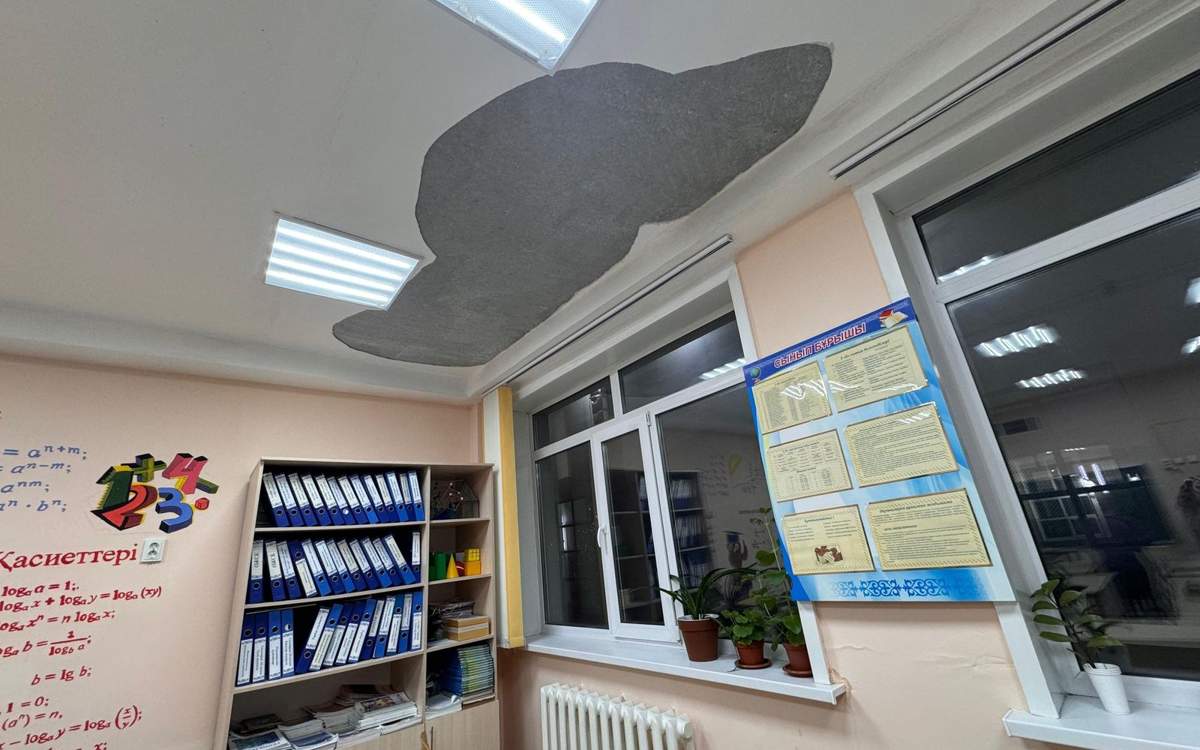 Потолок-обрушился-в-школе-Петропавловска,-пострадали-трое-детей