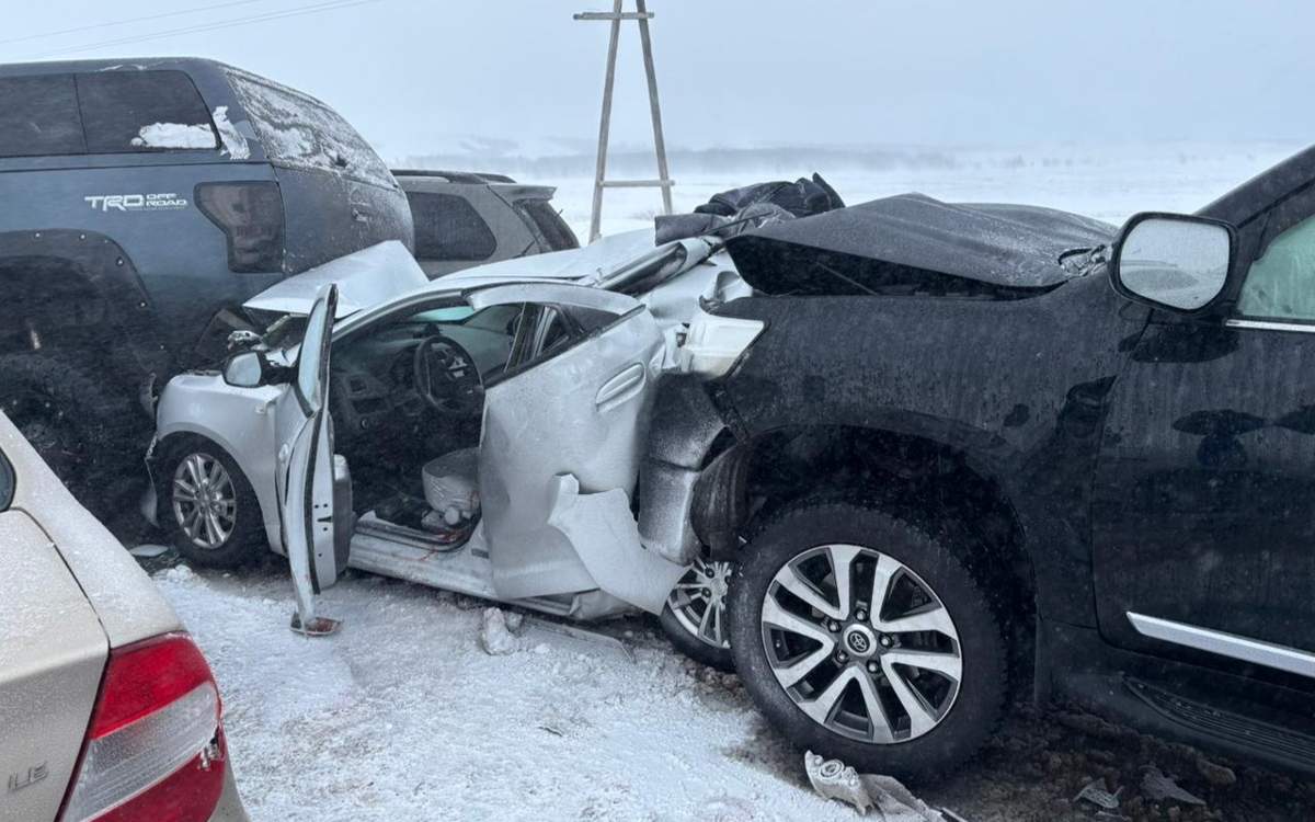 Столкновение-95-авто-в-Акмолинской-области:-причину-аварии-назвали-в-МЧС