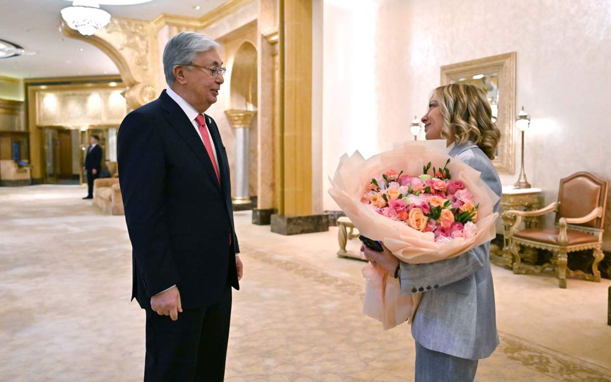 Президент-пригласил-Джорджу-Мелони-посетить-Казахстан