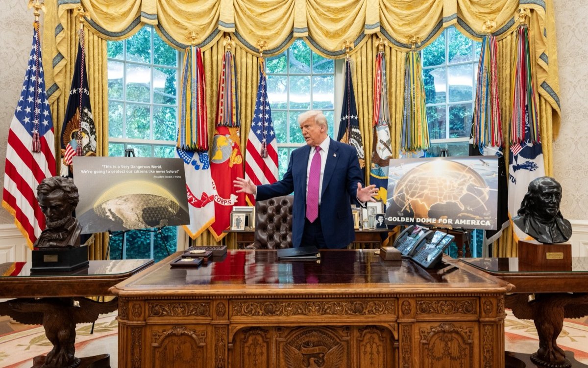 Трамп-планирует-создать-«Золотой-купол»-до-конца-своего-президентского-срока