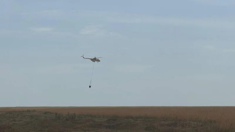 Возгорание-камыша-потушили-в-Атырауской-области