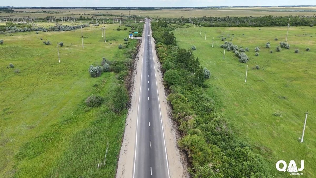 В-Костанайской-области-отремонтировали-16-км-республиканской-автодороги