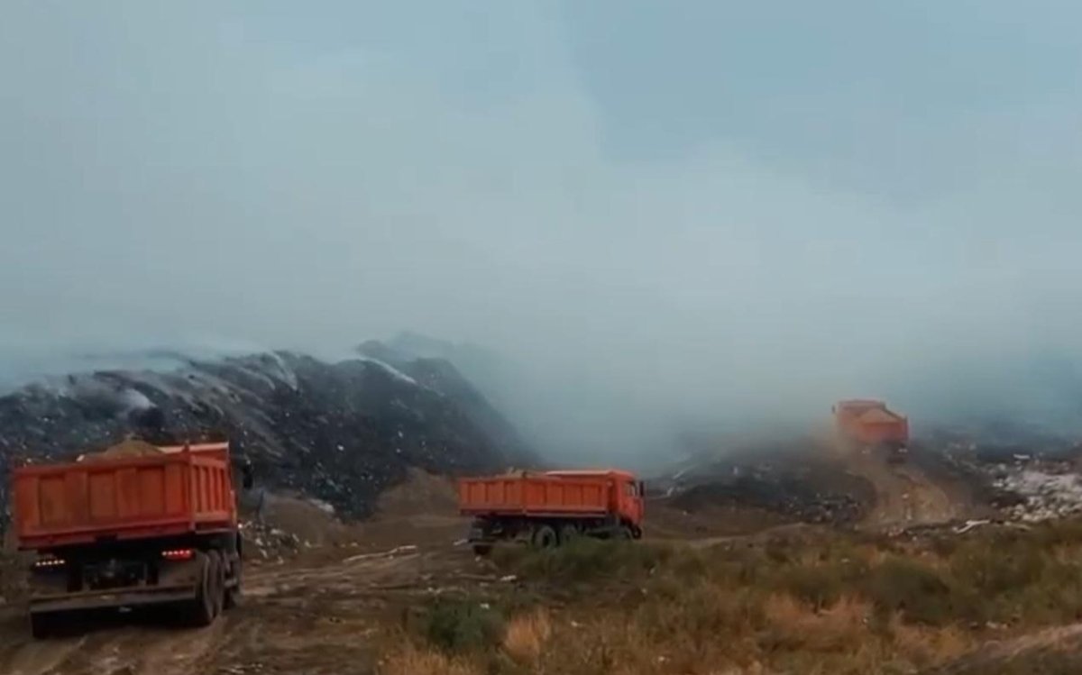 Пожар-на-полигоне-под-Алматы:-спасатели-расширили-площади-тушения