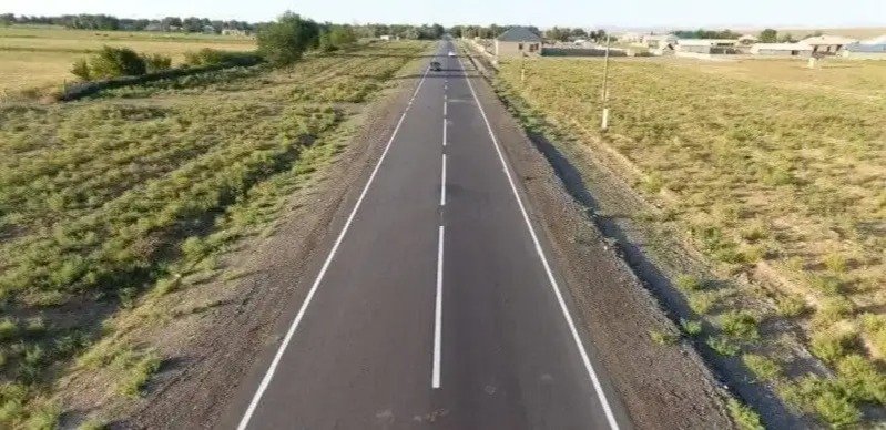 Участок-трассы-«Жезказган-—-Петропавловск»-отремонтировали-в-СКО