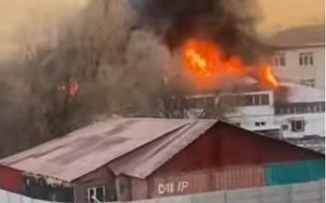 В-Алматы-горит-здание-детского-дома