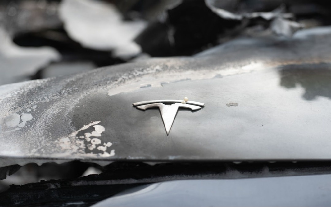 Десятки-электрокаров-tesla-сгорели-при-пожаре-во-Франции