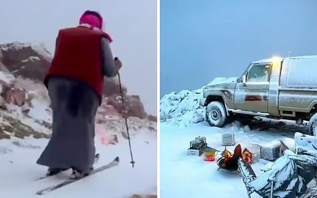 Снег-выпал-в-Саудовской-Аравии