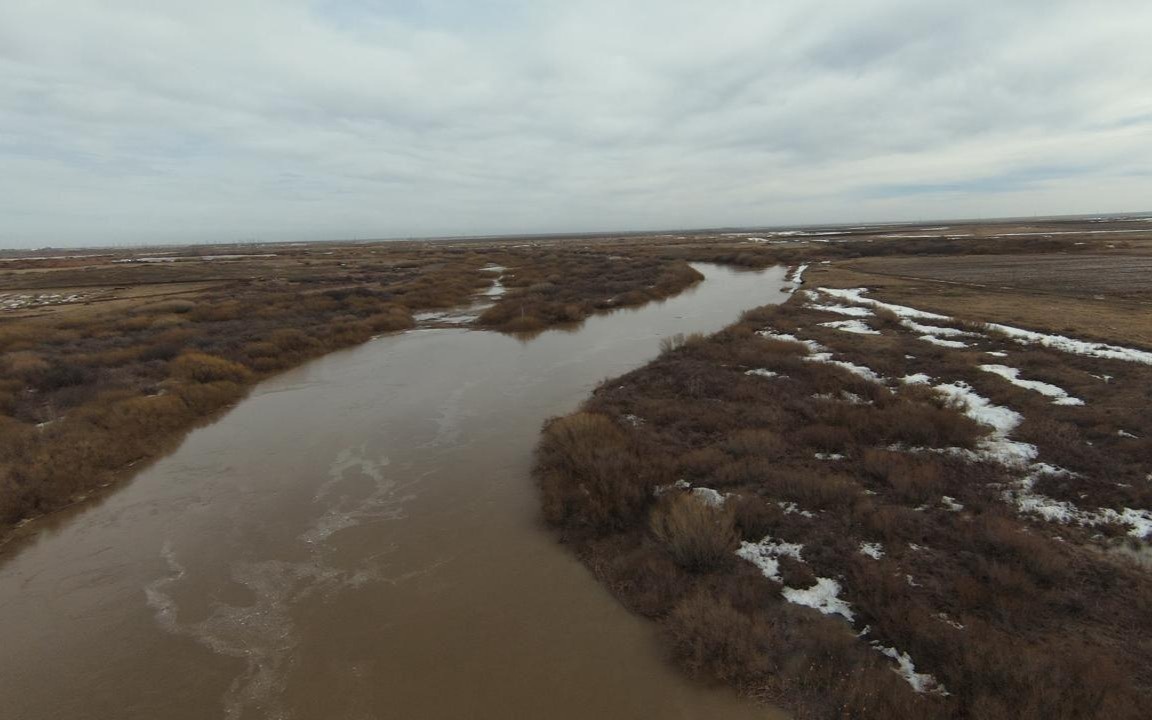 Астанинское-водохранилище:-безопасный-пропуск-воды-обеспечен-в-селе-Жибек-жолы
