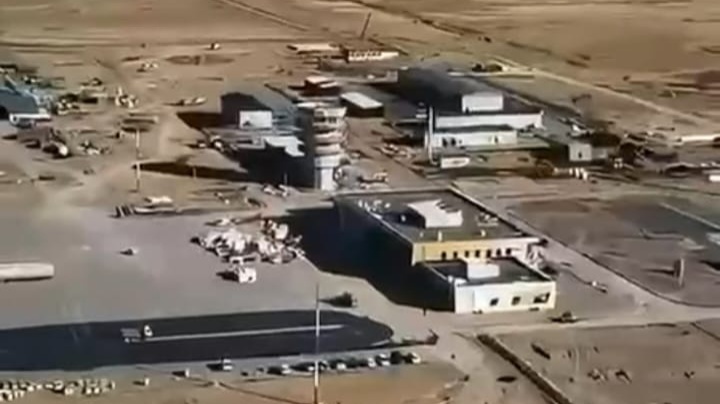 Строящийся аэропорт в Зайсанском районе Восточно-Казахстанской области