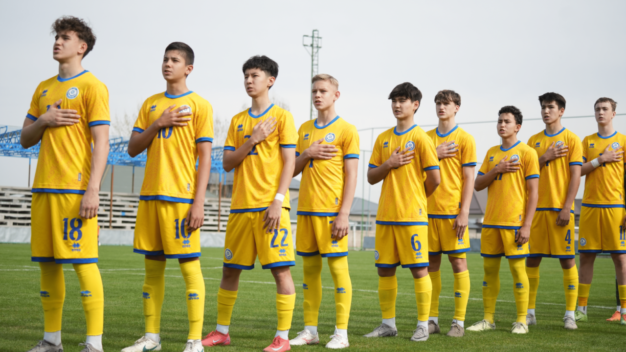 Юношеская сборная Казахстана U-17 перед товарищескими матчами в Шымкенте