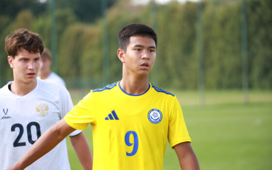 Казахстан U-15 проиграл России 0:1 и остался без очков