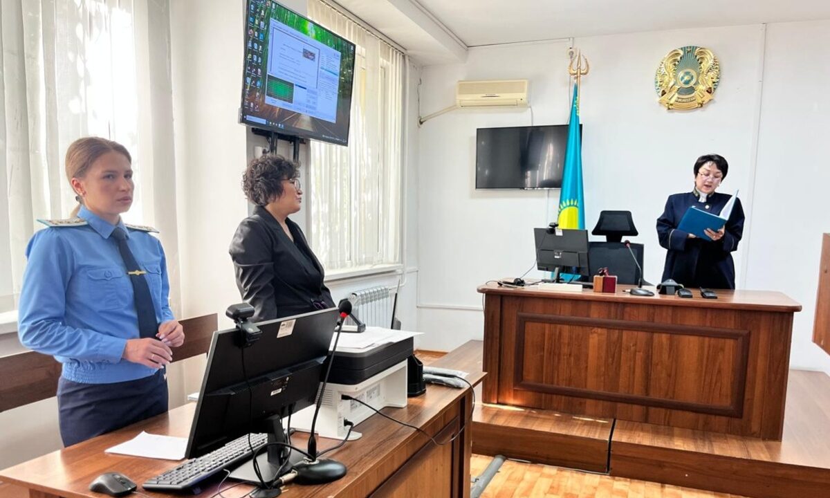 Зал суда в Павлодаре, где вынесли приговор по делу о фиктивном трудоустройстве беременных