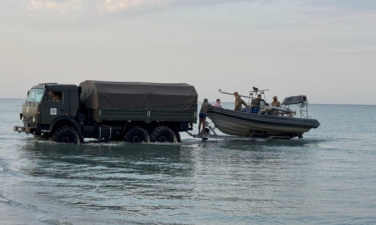 Поисковая операция на Каспийском море после гибели военнослужащих