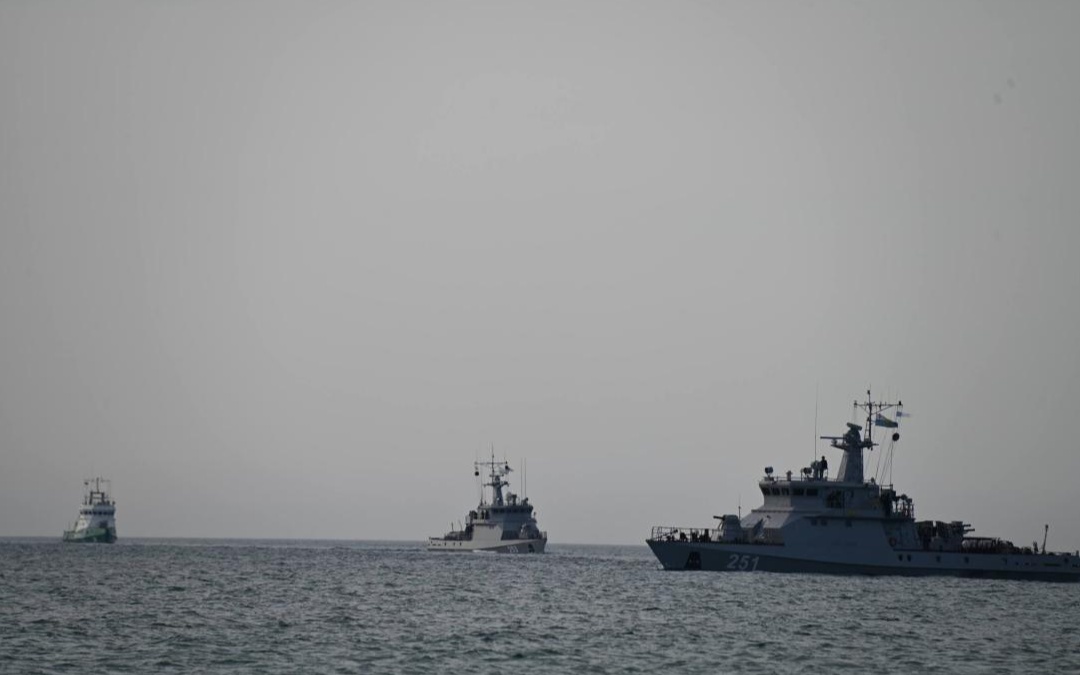 Учения Военно-морских сил Казахстана в казахстанском секторе Каспийского моря