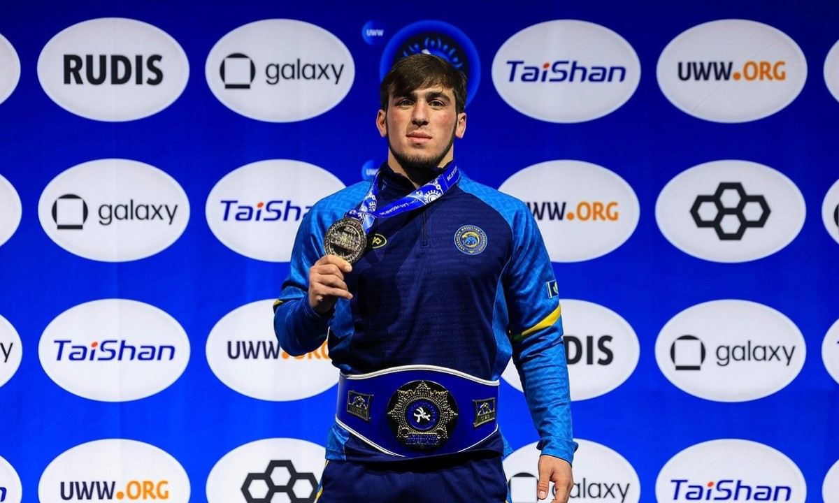 Сборная Казахстана по греко-римской борьбе на чемпионате мира U23 в Лас-Вегасе