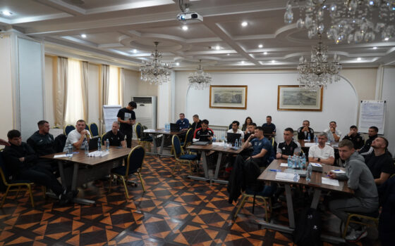 Фитнес-тренеры прошли последний модуль UEFA B-Fitness
