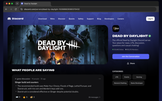 Discord начнёт показывать сообщения открытых серверов в поиске