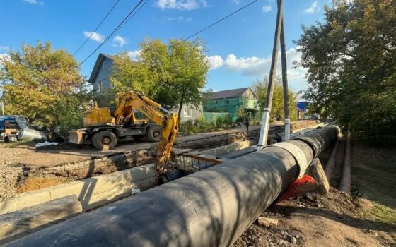 В Петропавловске заменили 5,4 км тепломагистралей