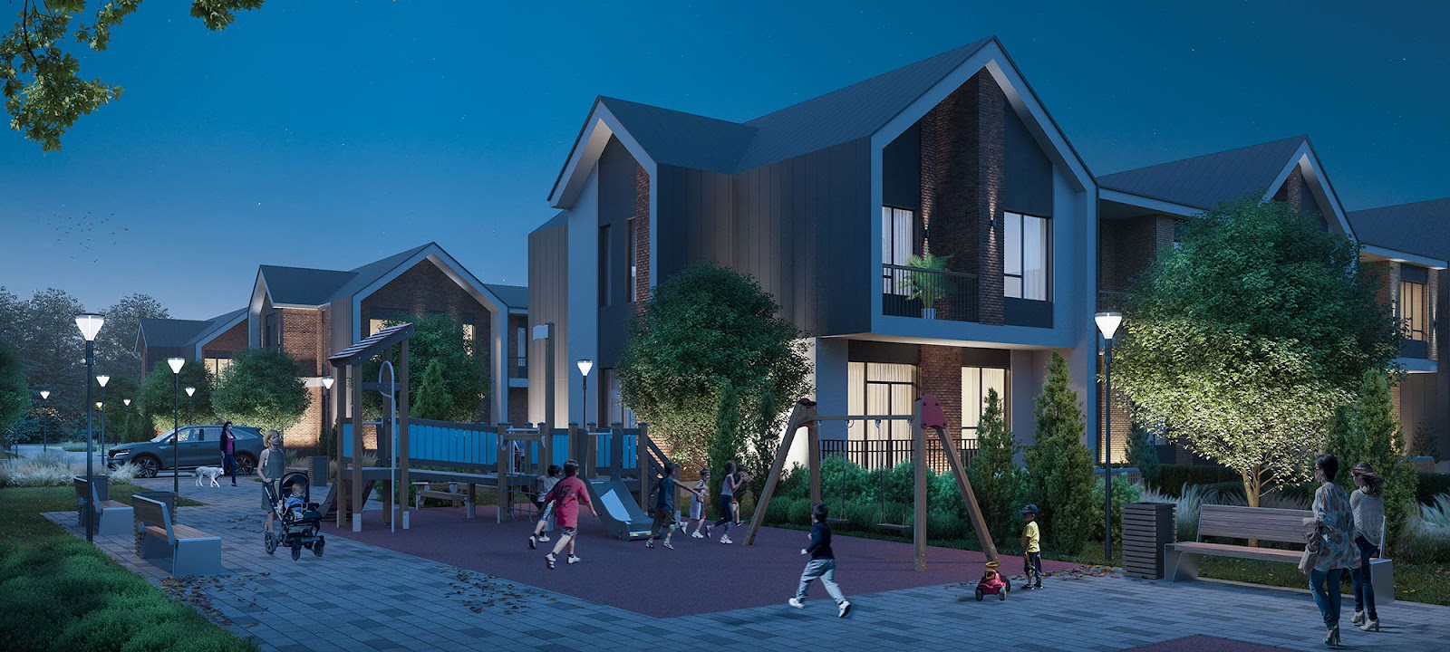 Таунхаусы Nova Park в Алатауском районе Алматы