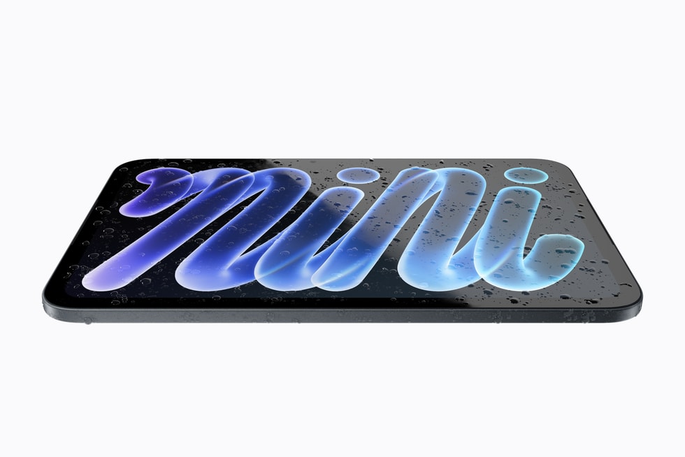 iPad mini 2026 в брызгах воды — планшет получил защиту IP67