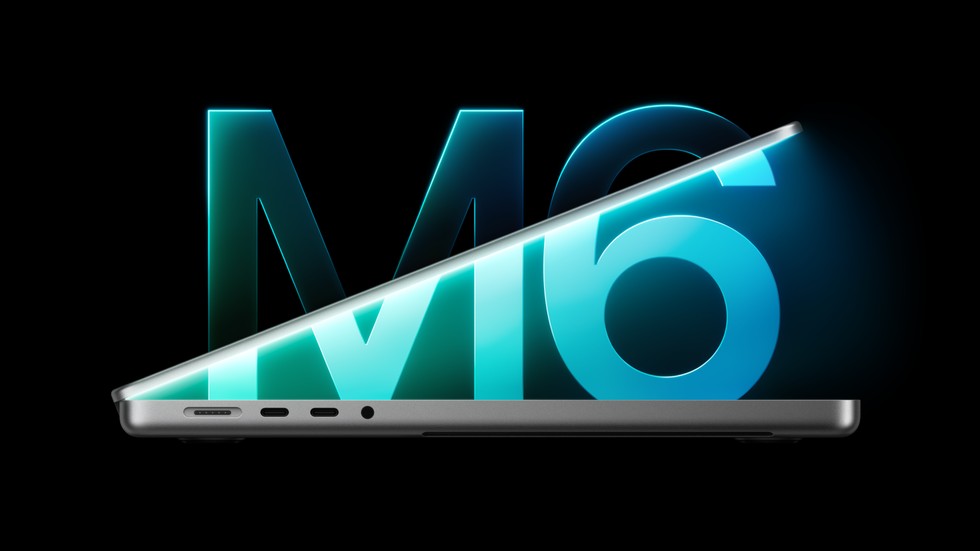 14-дюймовый MacBook Pro с чипом M6 в цветах «космический чёрный» и серебристый