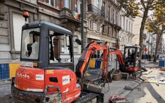 Протест молодёжи в Брюсселе перерос в столкновения