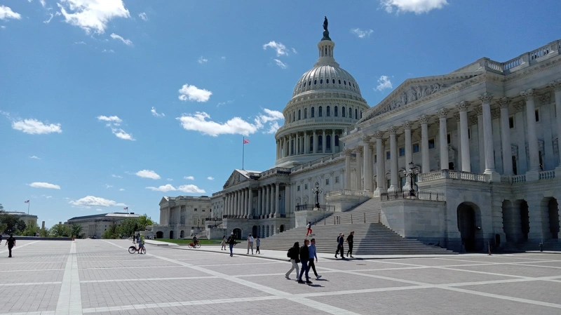 Здание Конгресса США, где Сенат принял резолюцию о Центральной Азии