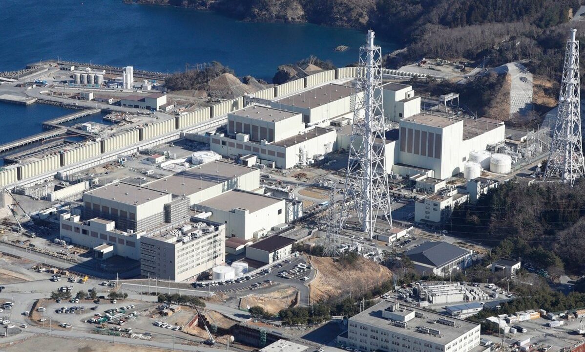 Атомная электростанция «Онагава» компании Tohoku Electric в японской префектуре Мияги