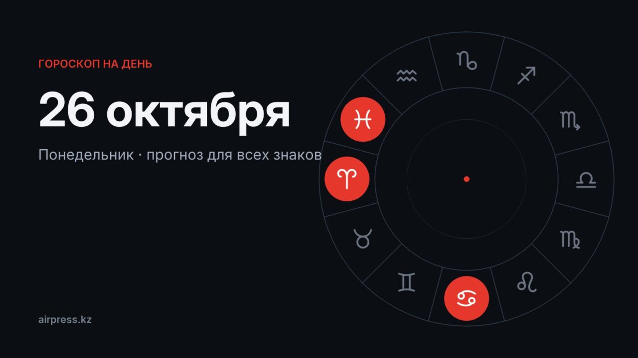 Гороскоп на 26 октября 2026: Тельцам — честные решения, Козерогам — время признаний