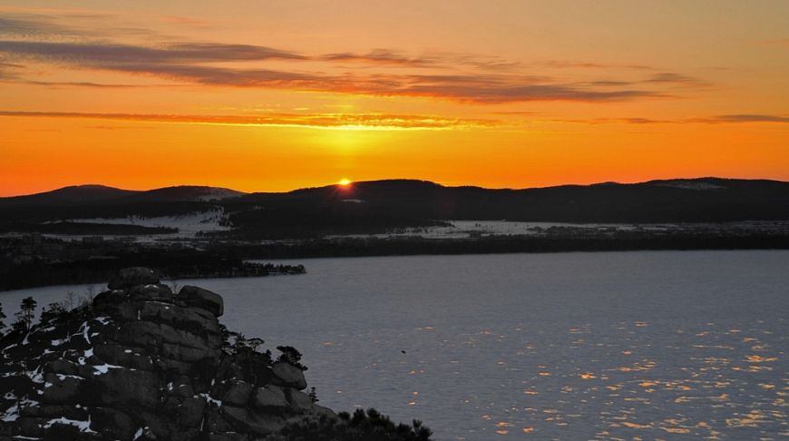 Берег Астанинского водохранилища в Аршалынском районе
